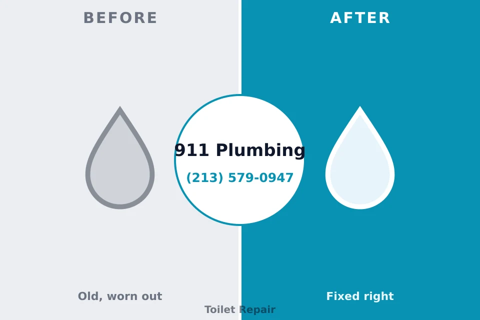 Before and after: plumbing repair Summerville, GA